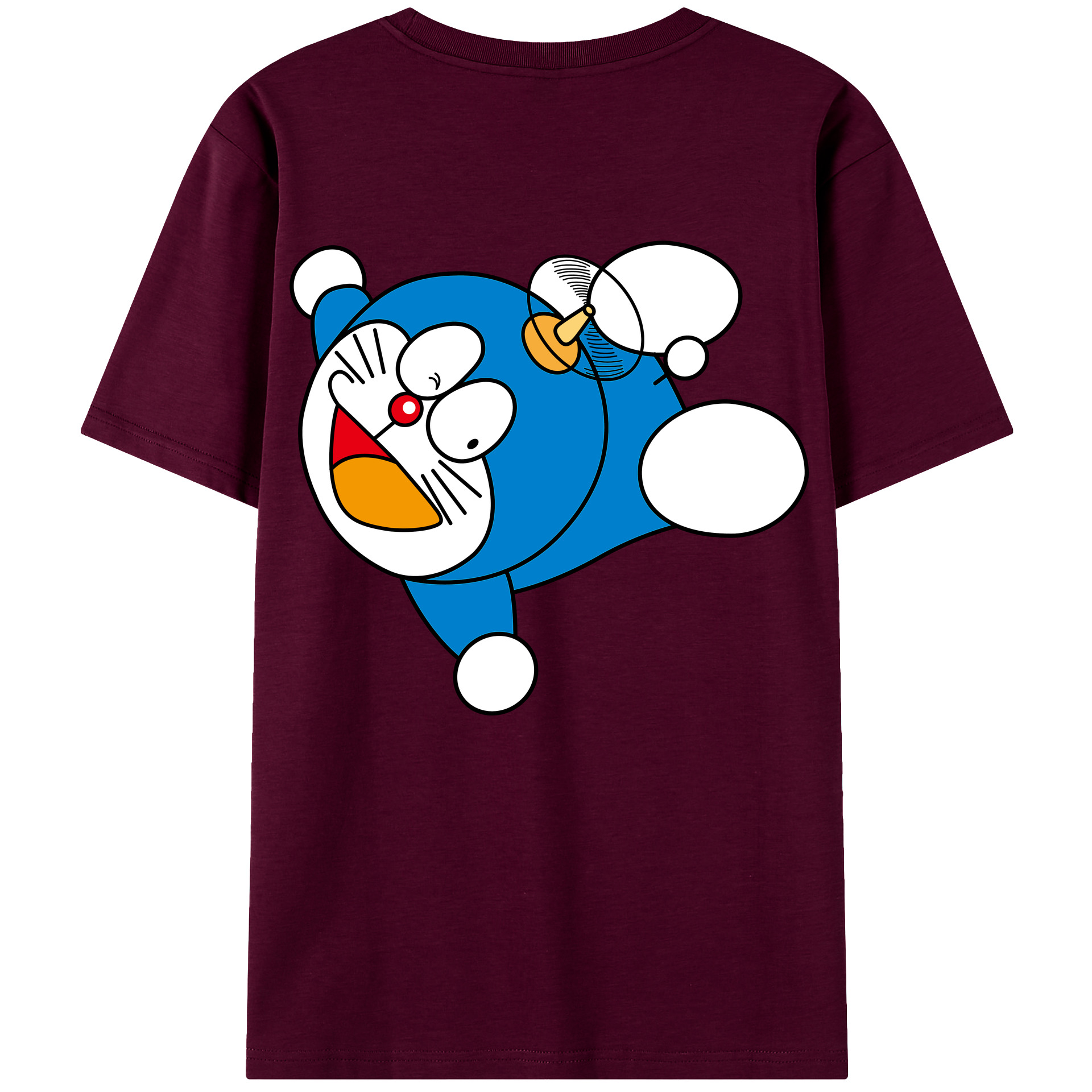 （画像用） ドラえもん Doraemon レディース半袖Tシャツ(バックプリント)
